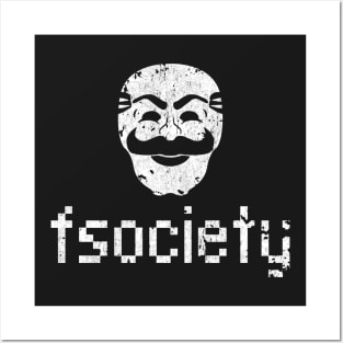 fsociety pixel - Vintage Posters and Art